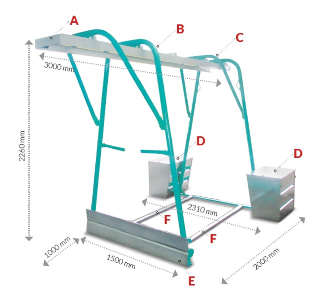 ET 300 N Suwnica bramowa wciagarki Imer ET 300 N 1024x975 - ET 300 N