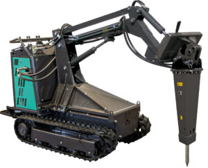 Mini wozidlo Imer Tauron 1000 z mlotem wyburzeniowym 300x242 - Mini wozidła